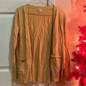 Mustard Yellow Cardigan